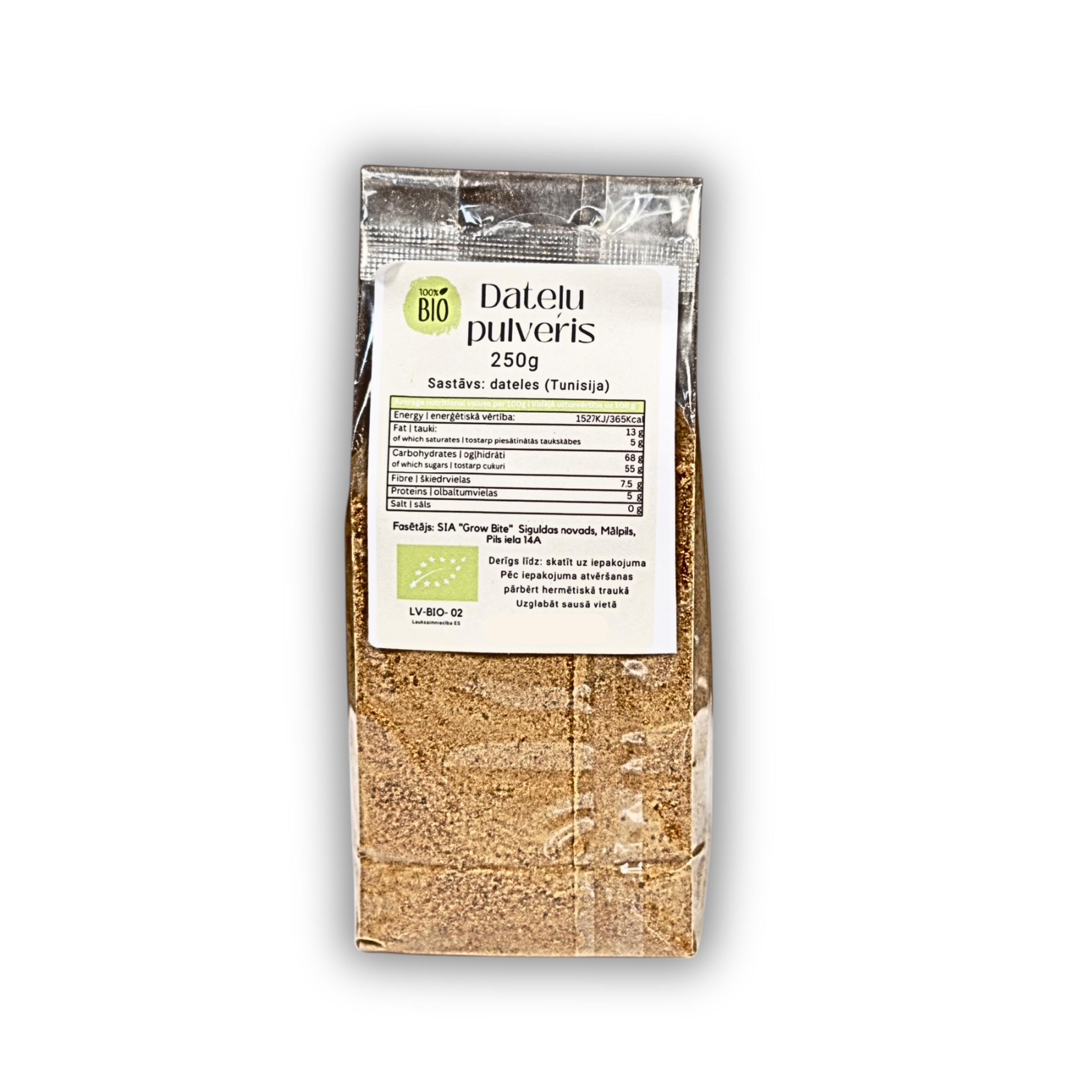 BIO Dateļu pulveris (250g)